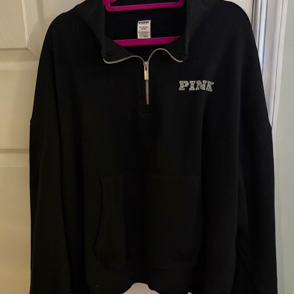 PINK Victoria's Secret Half-Zip Sweater